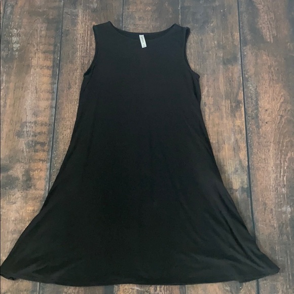 Black Tank Dress with Pockets - Picture 1 of 1